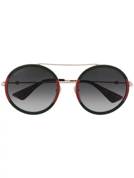 Ochelari de soare rotunzi Gucci Eyewear verde