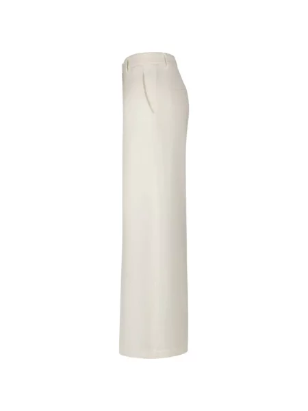 Pantaloni palazzo Seductive alb