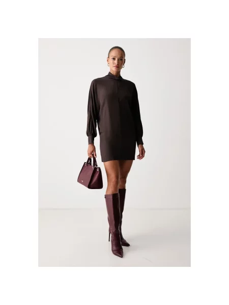 Sukienka mini Twinset brązowa