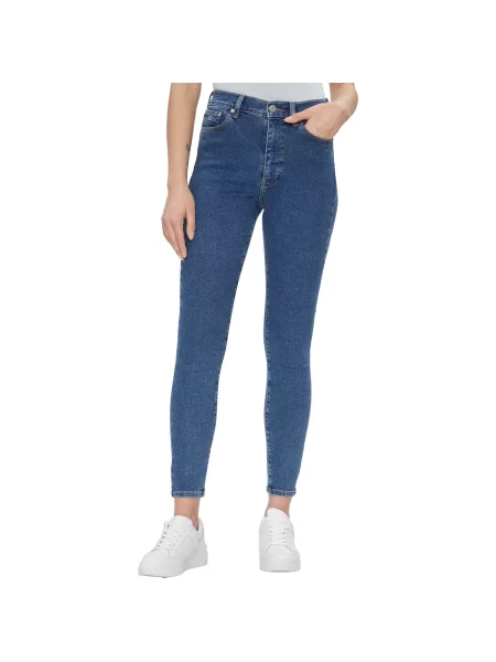 Džínsy Tommy Jeans modrá
