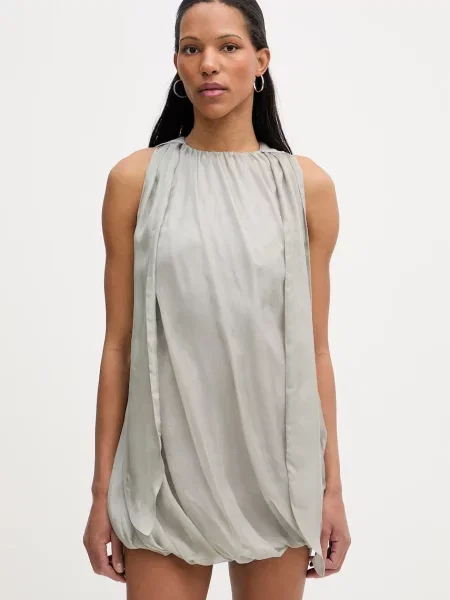 Isabelle Blanche sukienka jedwabna zielona