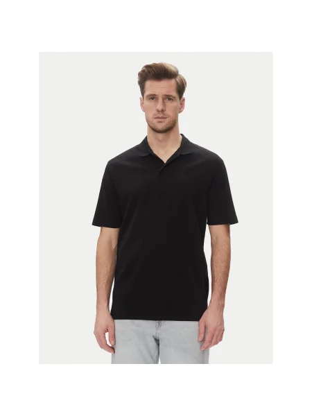 Armani Exchange Pólóing Regular Fit fekete