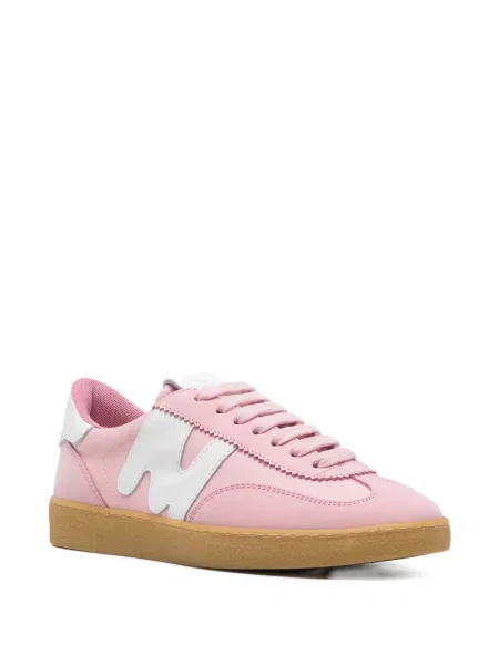 Sneakerși Msgm din piele roz