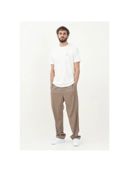 Spodnie Armani Exchange casual beżowe