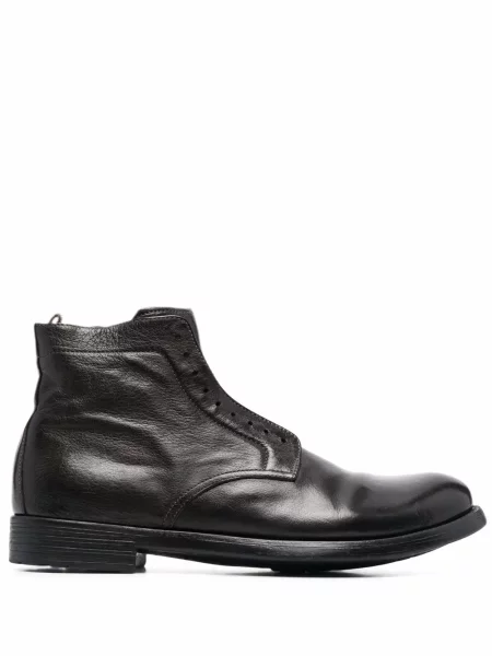 Botine Officine Creative din piele slip-on