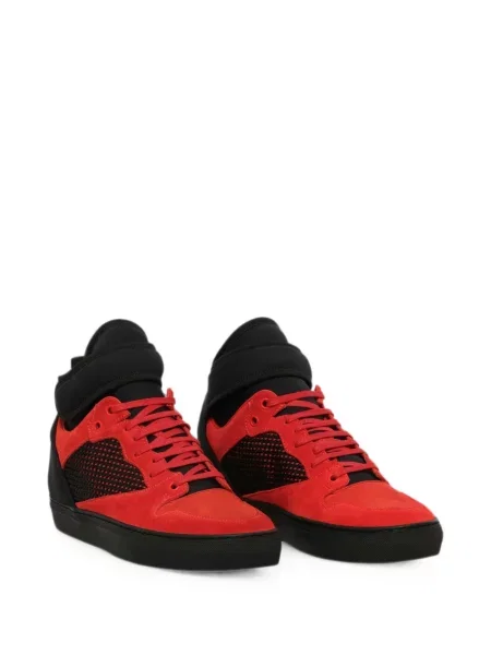 Sneakerși Balenciaga cu bretele roșu