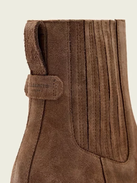 AllSaints Велурени боти челси Marcie Suede Boot кафяво