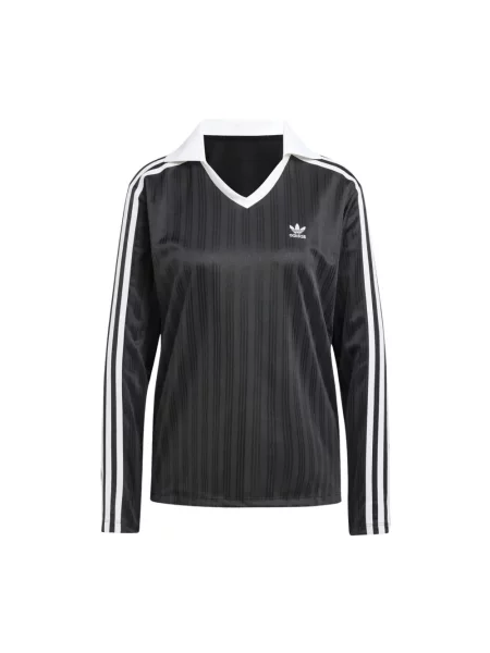 Bluzka z długim rękawem Adidas czarna