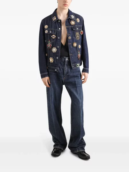 Geacă de blugi Dolce & Gabbana albastru