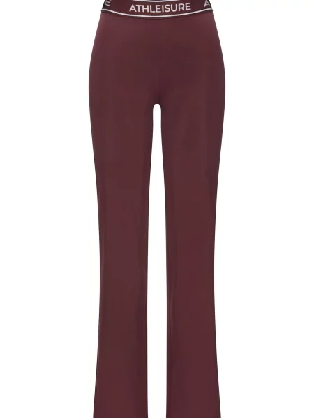 LASCANA ACTIVE Pantaloni sport ciocolatiu alb
