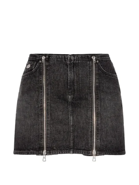 Fustă din denim Jean Paul Gaultier negru
