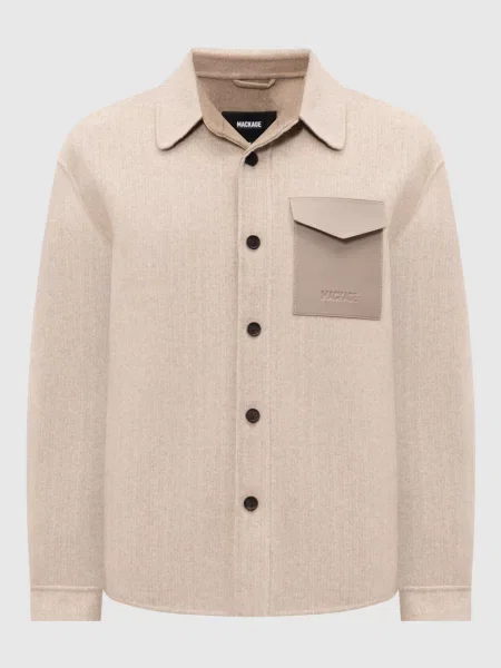 Шерстяная куртка Mackage бежевая