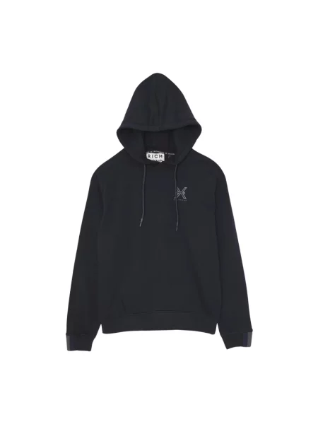 Bluza z kapturem John Richmond niebieska