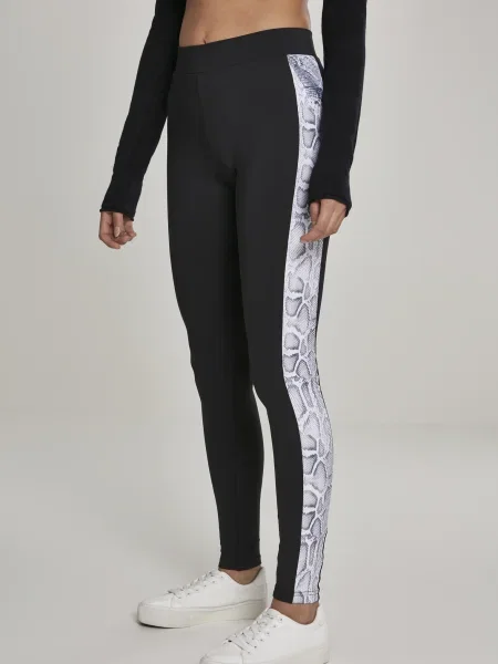 Legginsy Urban Classics w paski czarne