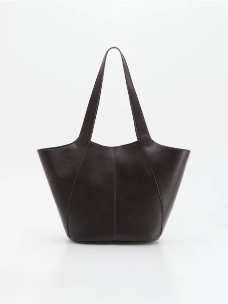 Reserved Geantă shopper maro
