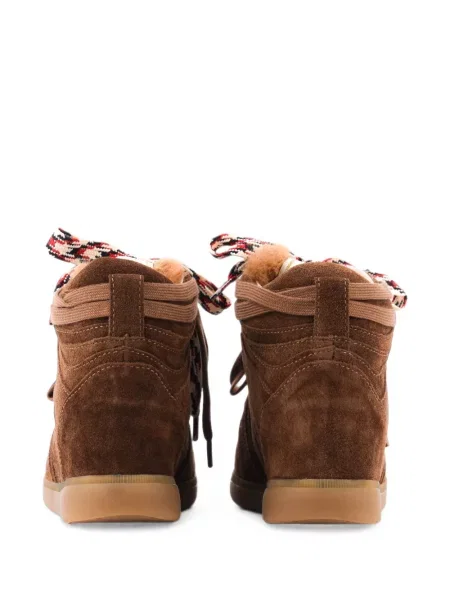 Sneakerși Serafini din piele de căprioară maro