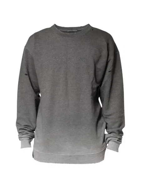 Hanorac Dolce & Gabbana cu broderie gri