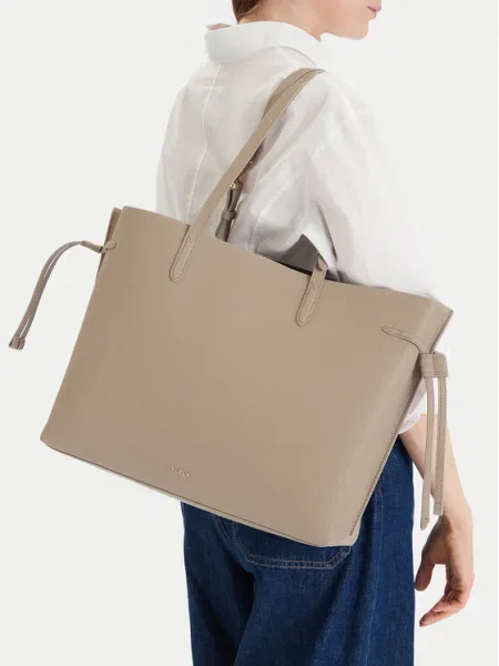 Geantă shopper Furla bej