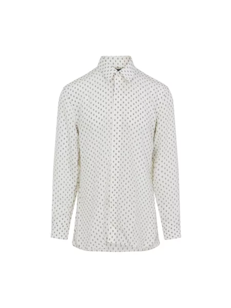 Koszula Tom Ford z wzorem paisley z krepy