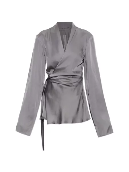 Lung top Rick Owens plic gri