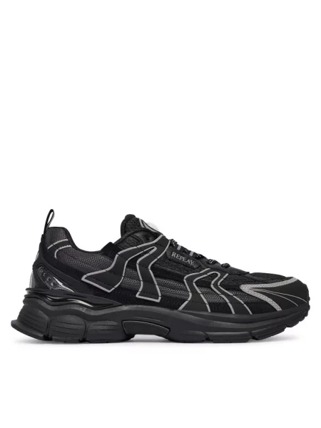 Sneakersy REPLAY czarne