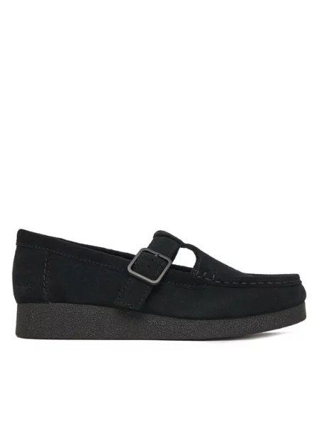 Nizki čevlji Clarks WallabeeEVOBar črna