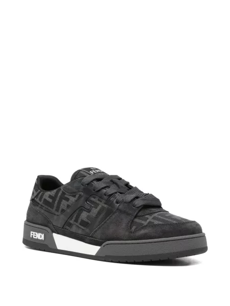 Sneakerși Fendi cu imagine negru