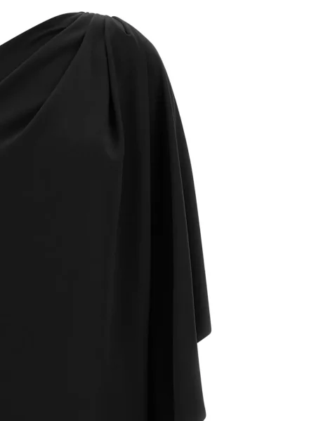 Rochie maxi Gianluca Capannolo cu un umăr gol negru