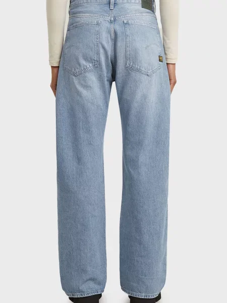Джинси бойфренди G-star Raw блакитні