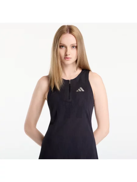 Čipkované tenisové šaty Adidas Performance čierna