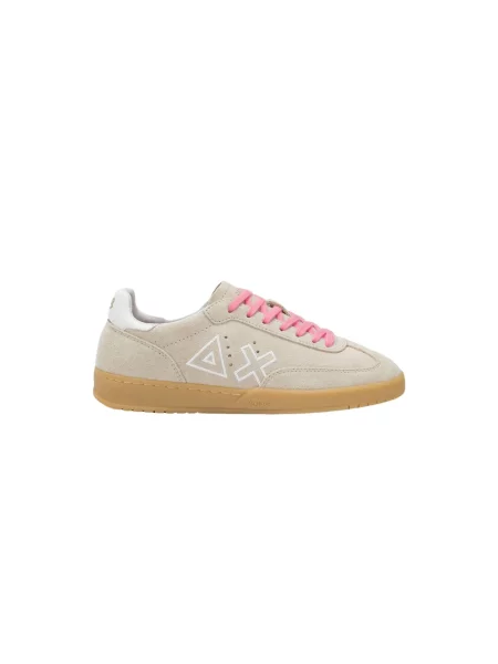 Sneakersy Sun68 zamszowe casual beżowe