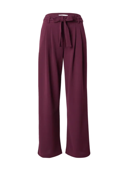 ONLY Pantaloni cutați ONLEVI vin roșu