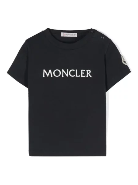 Koszulka dziecięca Moncler Enfant niebieska