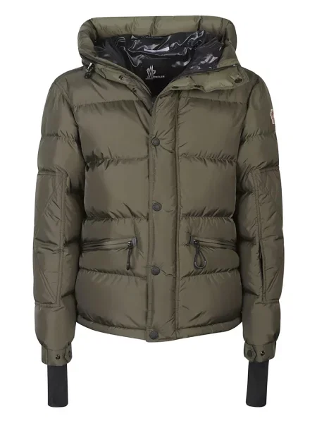 Яке Moncler Grenoble с качулка зелено