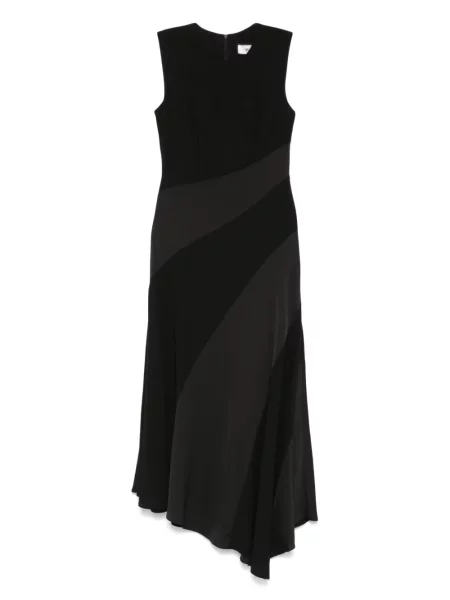 Rochie midi Nissa până la genunchi de costum negru
