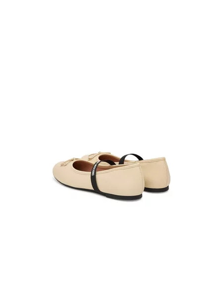 Balerinos LOVE MOSCHINO Écru