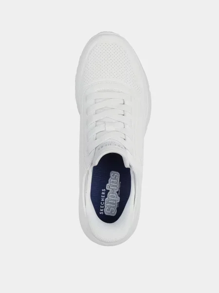 Кожаные кроссовки Skechers белые