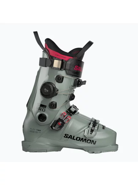 Чоботи лижні Salomon S/Pro Alpha C Boa wrought iron/black/raspberry чорні