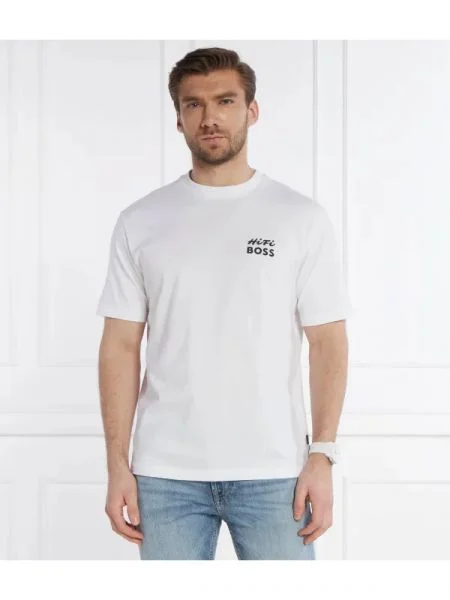 BOSS ORANGE Póló Records | Relaxed fit fehér