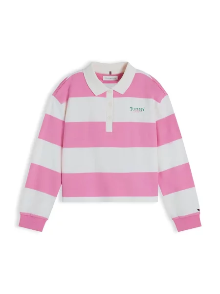 Tricou cu mânecă lungă copii Tommy Hilfiger roz