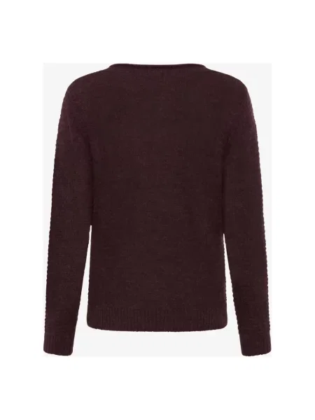 Dzianinowy sweter Brax brązowy