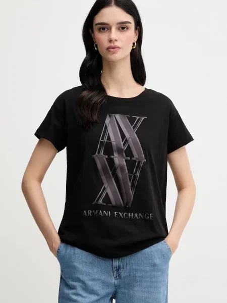 Тениска Armani Exchange черно