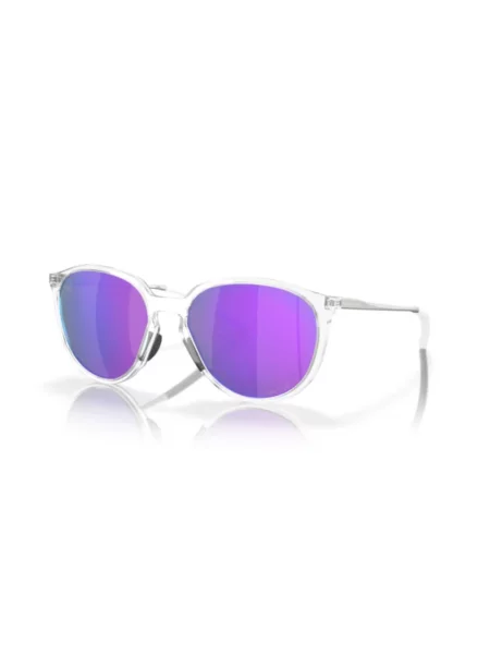 Okulary przeciwsłoneczne Oakley Sielo polished chrome/prizm violet białe