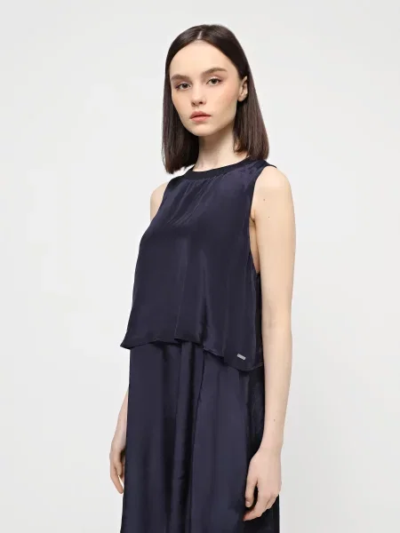 Armani Exchange Сукня міні Темно-синій синя