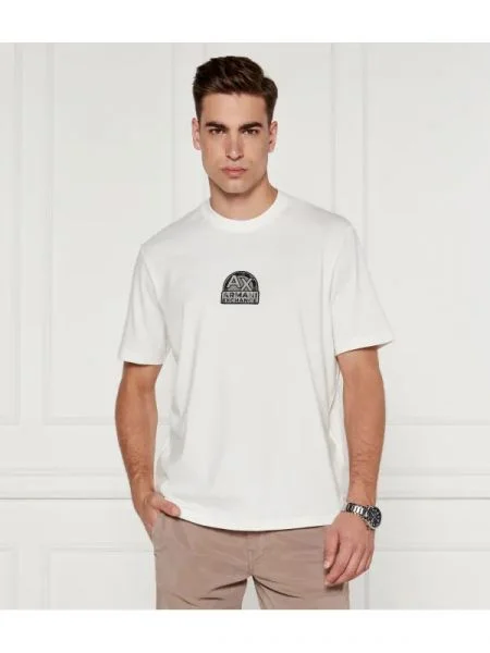 Armani Exchange Tricou alb