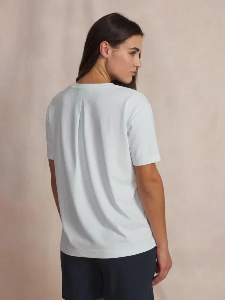 T-shirt TBS Greige w kolorze niebieskim niebieska