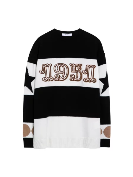 Sweter Max Mara wełniany czarny