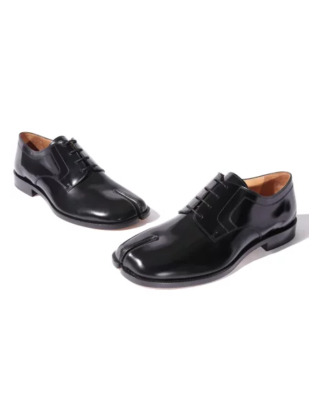 Derby Maison Margiela skórzane czarne
