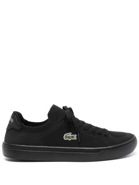 Sneakerși Lacoste din piele negru
