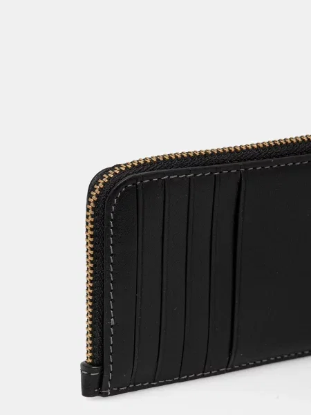 Coach etui na karty skórzane czarny
